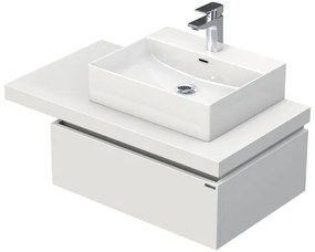 Kúpeľňová skrinka s umývadlom Intedoor DESK 90,5 cm DE 54 90 P STORM 1Z