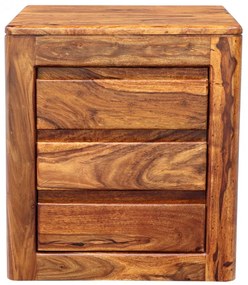 Nočný stolík 45x60x40 Tina z indického masívu palisander Natural