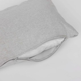 SOFOTEL Kreslo s opierkou na ruky a podnožkou Norse 2041 - svetlosivé