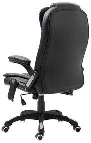 Kancelárske kreslo s funkciou masáže, 2 farby, čierna