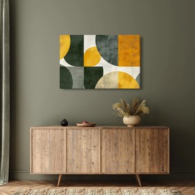 Obraz - Abstrakcia v olivovej farbe (90x60 cm)