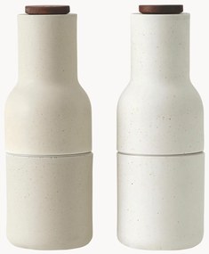 Mlynčeky na soľ a korenie's vrchnákmi z orechového dreva Bottle Grinder, 2 ks