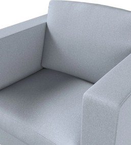 Poťah na kreslo Karlanda, krátky farba produktu modrá látka zapletaná