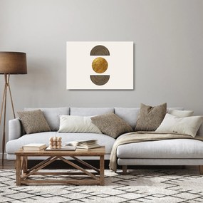 Sklenený obraz - Zlatý ornament N⁰1 (70x50 cm)