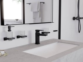 Hansgrohe AddStoris, dávkovač tekutého mydla, matná čierna, HAN-41745670