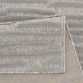Dekorstudio Koberec na terasu SANTORINI - Sun 58394 sivý Rozmer koberca: 80x150cm