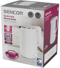 Sencor SWK 0550WH varná kanvica, biela