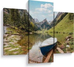 Obraz - Seealpsee, jazero Švajčiarska (90x60 cm)