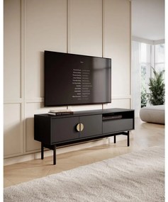 TV skrinka/stolík Stellia S2  (čierna). Vlastná spoľahlivá doprava až k Vám domov. 1099068