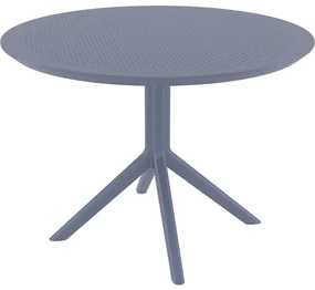 SKY Ø105 záhradný stôl dark grey