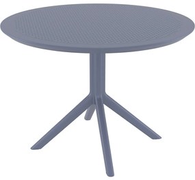 SKY Ø105 záhradný stôl black