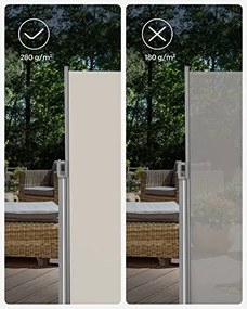 Bočná markíza 180 x 350 cm SONGMICS GSA185E