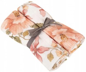 SamiBoo Bambusová plienka so striebrom 100% bambus 50x50 - 2ks Farba: bloom