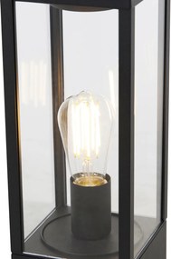 Inteligentná vonkajšia stojaca lampa čierna 40 cm vrátane WiFi ST64 - Charlois