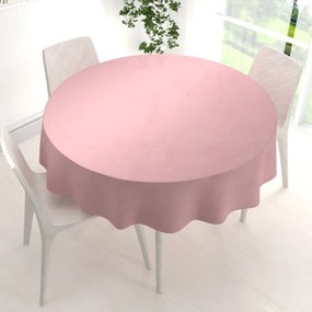 Biante Zamatový okrúhly obrus Velvet Premium SVP-033 Staroružový Ø 50 cm