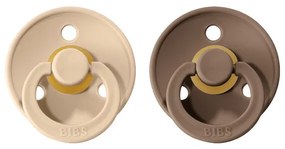 BIBS Colour cumlíky z prírodného kaučuku veľkosť 3 Vanilla Dark Oak