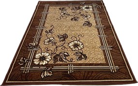 HU Hnedý klasický koberec Shiraz Bcf Maky-hnede Rozmer: 80x350 cm