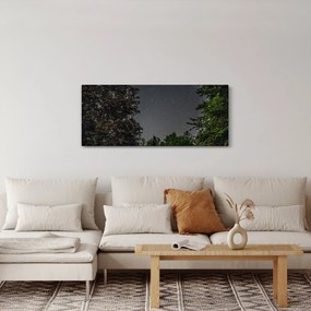 Obraz nočnej oblohy (120x50 cm)