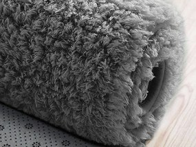 TZ Tmavosivý obdĺžnikový koberec Alpaka Rozmer: 80x150