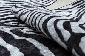 Koberec MIRO 51331.803 zebra, čierny / biely
