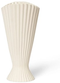 Ferm Living Designová váza Fountain Off White 23 cm