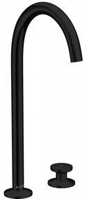 Axor One Select - 2-otvorová umývadlová batéria 260 s odtokovou súpravou Push-Open, čierna matná 48060670