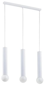 Luster na lanku TWISTER 3xE27/60W/230V biela