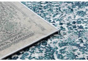 Moderný koberec DE LUXE 2082 ornament vintage - Štrukturálny krém / sivá Veľkosť: 180x270 cm