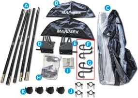 Marimex | Závesné ľavé rameno na zastrešenie Marimex Pool House Control, 1 ks | 10992100