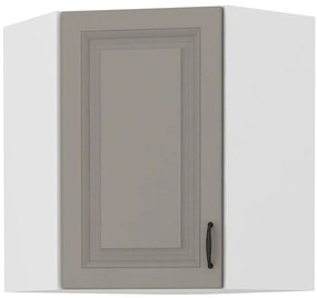 Skrinka do kuchyne STILO CLAYGREY/biely 60X60 GN-72 2F (45°)