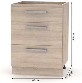 Kuchyňská linka 2,4 m, NOVA PLUS 0000210268 Tempo Kondela