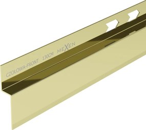 Mexen Line-B predná sprchová lišta 130 cm, zlatá - 185003130U