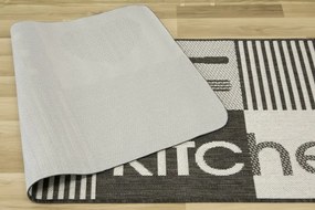 Koberec kuchynský Flex 19053/08 sivý