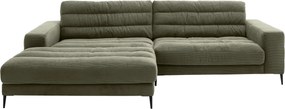 XXXLutz ROHOVÁ SEDAČKA, textil, kompozitné drevo, olivovozelená Dieter Knoll - Sedačky - 001581029373