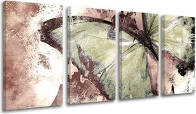 Obraz na stenu 4 dielny ABSTRAKT AB093E41