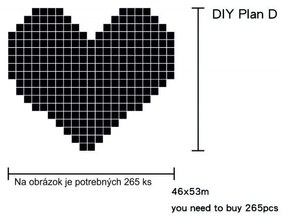 3D nálepky a samolepky, zrkadlové, farebné, dekoračné nálepky, FA-501Wall  FA501 HEU-