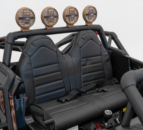 Ramiz Elektrická bugina Racing 5 pre deti čierna + motory 2x200W + diaľkové ovládanie + LED audio + pomalý štart