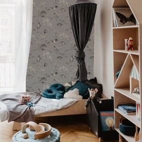 Tapeta čiernobielej rybičky 280x50 cm