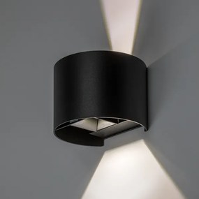 Rabalux 77218 - LED vonkajšie nástenné svietidlo VIRNA 5W/230V 2700/4000/6500K IP54 čierna