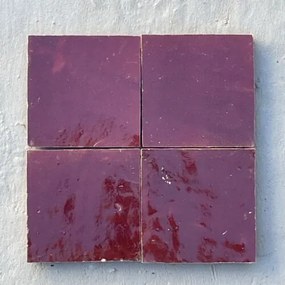 Originálne Zellige 10x10 cm | Farba bordó | Z104 | Articima