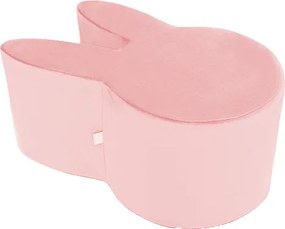 Puf na sedenie zajačik ružová 67 cm