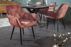 Stolička Milano brown velvet