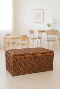 Truhla na bielizeň LEA, vodný hyacint, šírka 84 cm, hnedá