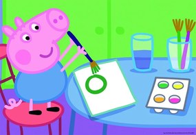 RAVENSBURGER Prasátko Peppa ve škole 2x24 dielov