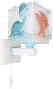 Dalber 63459 - Detská nástenná lampa BABY DINOS 1xE27/15W/230V pestrofarebná