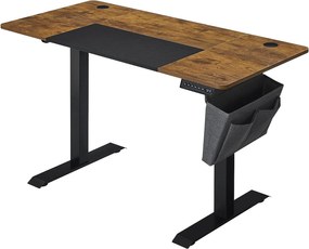 Písací stôl Foral elektricky nastaviteľný 120 cm hnedý