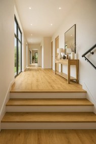 Lentex, PVC podlaha - lino Traffic 50 633-07 Jackson, na mieru, šíře 2m,4m, hnedá, bez podkladu, chodba / predsieň