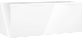 Mexen Orio, kúpeľňová skrinka 120 cm, 1 zásuvka, biela lesklá, 91A10-12047-1-BF00