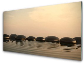 Obraz plexi Kamene voda umenie 100x50 cm