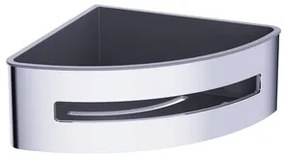 Rohová polička SAT chróm/čierna SATDPOLROHCHC, 1 ks